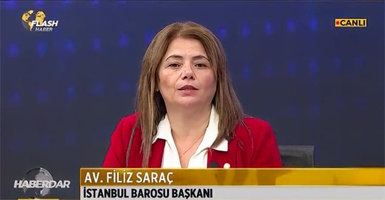 Baro Başkanımız Av. Filiz Saraç, Flash TV'de Yeni Adli Yıla İlişkin Değerlendirmelerde Bulundu