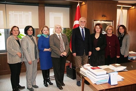 Türk Hukukçu Kadınlar Derneği Baromuza Destek Ziyaretinde Bulundu