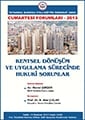 Kentsel Dönüşüm Ve Uygulama Sürecinde Hukuki Sorunlar