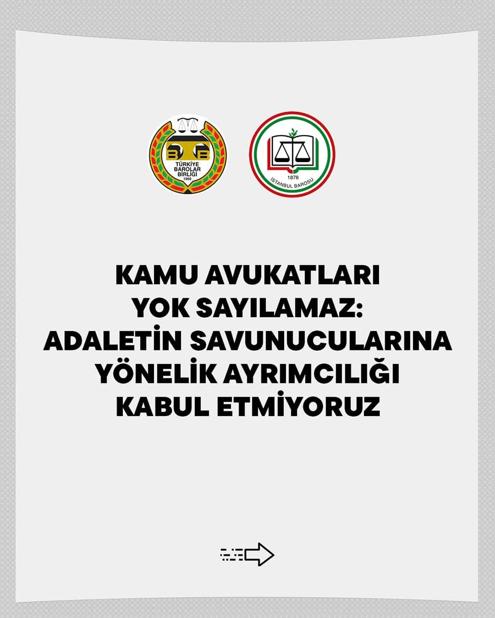 Kamu Avukatları Yok Sayılamaz: Adaletin Savunucularına Yönelik Ayrımcılığı Kabul Etmiyoruz
