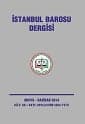 İstanbul Barosu Dergisi 2014-3 Mayıs-Haziran Sayısı Çıktı