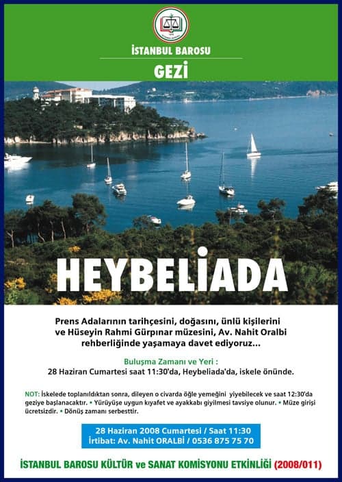 Gezide Yeni Nokta:
Heybeliada