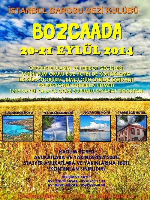 Bozcaada’Ya İki Günlük Gezi Düzenlendi