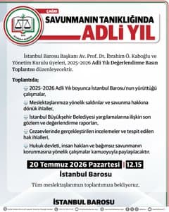 SAVUNMANIN TANIKLIĞINDA ADLİ YIL