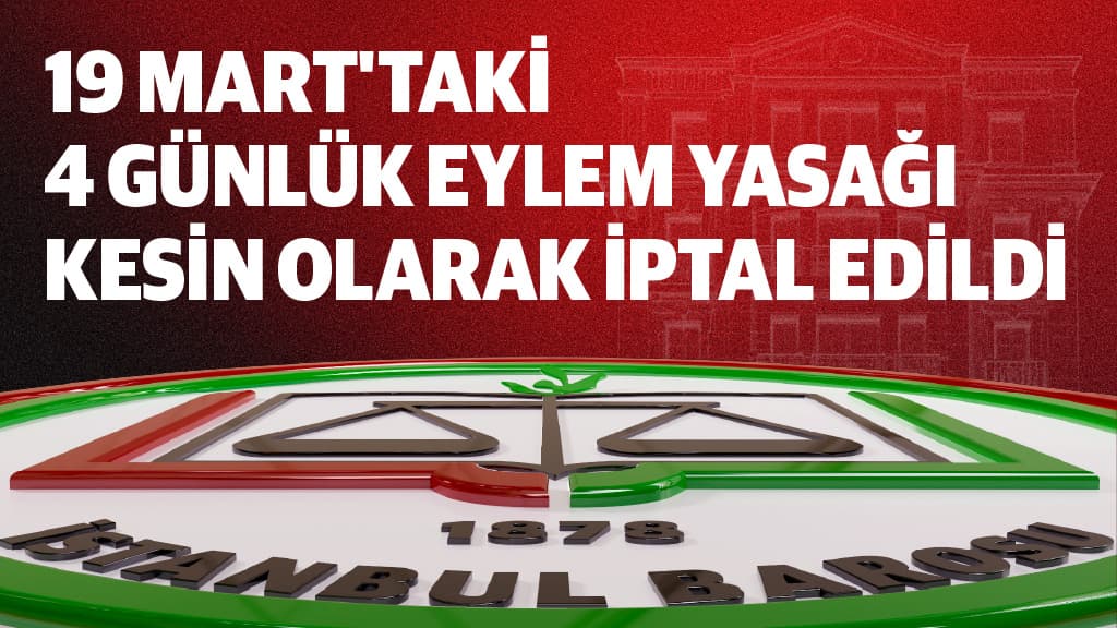 İSTANBUL BAROSUNDAN EMSAL ZAFER