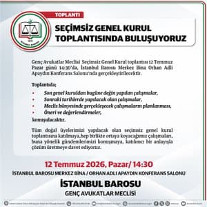 SEÇİMSİZ GENEL KURUL TOPLANTISINDA BULUŞUYORUZ