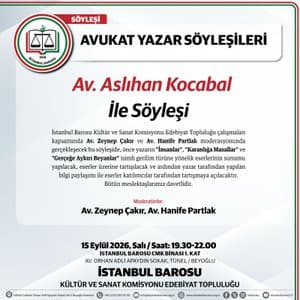 AVUKAT YAZAR SÖYLEŞİLERİ
